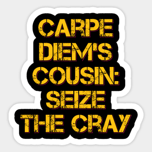 Seize the Crayon Sticker